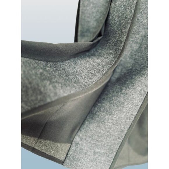 Anne Klein Womens Pleated A-Line Midi Skirt Black & Gray Wool-Blend Size Small - Picture 3 of 8